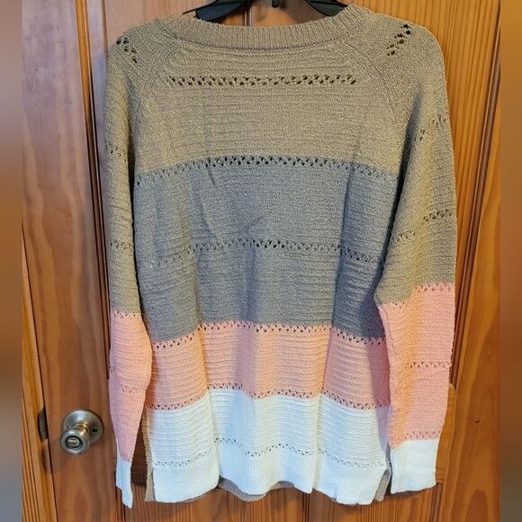 Women's Button Front Sweater Cardigan xl - Picture 3 of 4